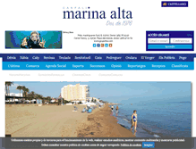 Tablet Screenshot of noticiasmarinaalta.es